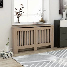vidaXL Cobertura de radiador 152x19x81,5 cm MDF