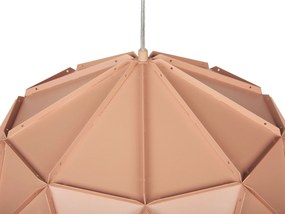 Candeeiro de teto rosa SENIA Beliani