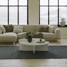 Mesa de Café Podium - Branca - 90x30x60cm, 85x35x30cm