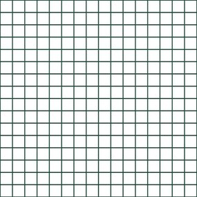 Cerca de Fio Soldado com 7 Postes Flangeados Verde 0.8x10 m Aço