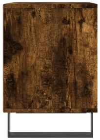 Mesa de cabeceira 40x35x50 cm derivados madeira carvalho fumado