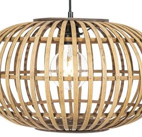 Candeeiro de suspensão oriental bambu 44 cm - Amira