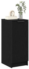 Gabinete de Sapatos vidaXL Carvalho Preto 30x35x70 cm Madeira de Engen