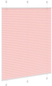 Rosa Plissada Cega 105x150 cm Largura Tecido 104,4cm Poliéster