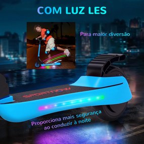 SPORTNOW Trotinete Elétrica Dobrável para Crianças acima de 6 Anos Mot
