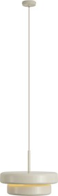 Pendente Retro Bege com Abajur de Metal - Ophelia