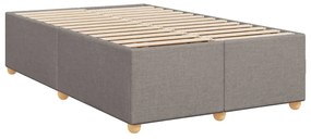 Estrutura cama sem colchão 120x200 cm tecido cinza-acastanhado