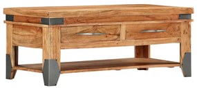 Mesa de centro 110x52x45 cm madeira de acácia maciça