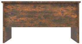 Mesa de centro80x50x42,5cm madeira processada carvalho fumado