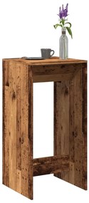 Mesa de bar 51x50x103,5 cm derivados de madeira madeira velha