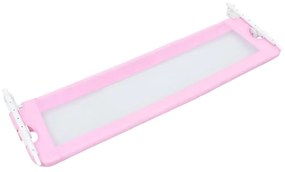 Barra de segurança p/ cama infantil 120x42cm poliéster rosa