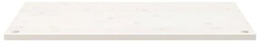 Tampo de secretária 110x60x2,5 cm pinho maciço branco