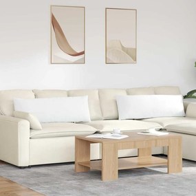vidaXL Travesseiros de Sofá 2 pcs Branco 120 x 40 cm tecido