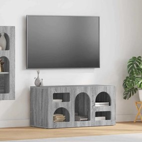vidaXL Gabinete para TV Cinza Sonoma 80 x 35 x 40 cm