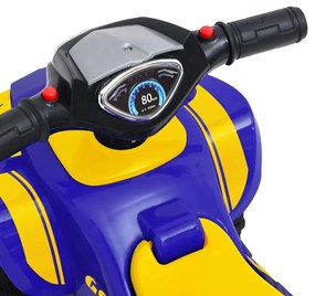 Moto-quatro infantil Good Year azul
