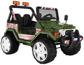 Jipe elétrico para Crianças 12V RAPTOR Drifter Rodas de EVA Verde