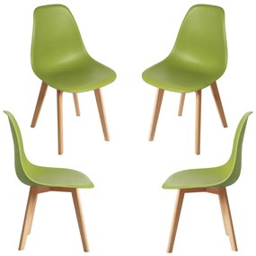Pack 4 Cadeiras Kelen - Verde