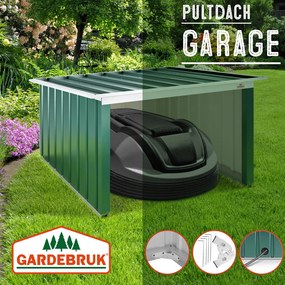 Garagem cortador de relva  Metal 89x90x54cm Verde