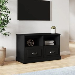 Móvel p/ TV 80x35x50 cm derivados de madeira preto