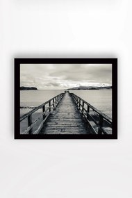 Pintura Decorativa em MDF com Moldura SC0642 – Multicolor – 41 x 56 cm