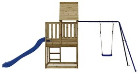 Conjunto de brincar para exterior madeira de pinho impregnada
