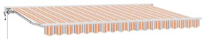 Toldo Retrátil Manual Azul Marinho 400x200 cm