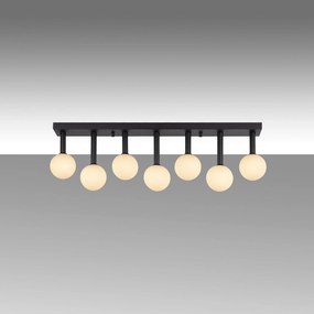 Candeeiro de Teto Even – Preto e Creme – 82 x 10 x 26 cm