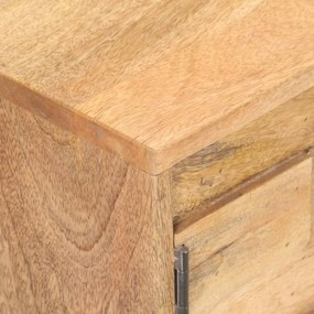 Móvel de TV 116x30x35 cm madeira de mangueira maciça