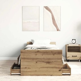 Estrutura de cama sem colchão 100x200cm derivados de madeira