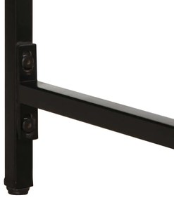 Mesa de jantar 160x80x75 cm madeira de mangueira maciça áspera