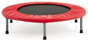 Mini trampolim dobrável portátil de 38 polegadas para exercícios recreativos - cinza