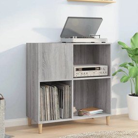 831995 vidaXL Armário p/ discos 84,5x38x89 cm derivados madeira cinza sonoma