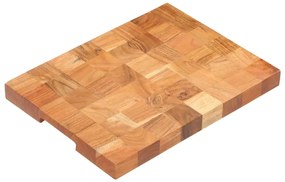 286571 vidaXL Tábua de cortar 40x30x3,8 cm madeira de acácia maciça