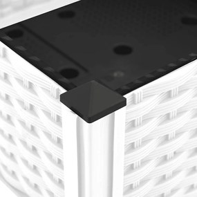 Canteiro elevado 80x40x23 cm polipropileno