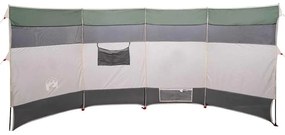 Corta-vento de campismo 366x152x152 cm impermeável verde