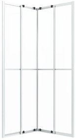 Cabine de duche ESG opaco 70x70x180 cm