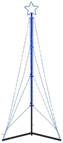 LED Árvore de Natal 483 LEDs Azul 240 cm