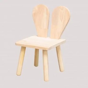 Cadeira Em Madeira De Pinho Buny Kids Madeira Natural - Sklum