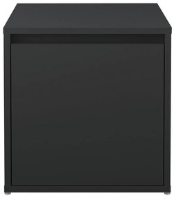 Caixa com gaveta 40,5x40x40 cm derivados de madeira preto