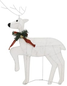 Renas de Natal 4 pcs 80 luzes LED branco