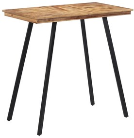 Mesa de bar 110x55x105 cm madeira de teca maciça