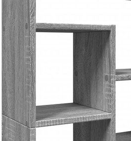 Estante 72x20x120 cm derivados de madeira cinzento sonoma