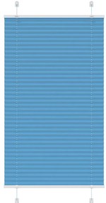Azul Plissada Cega 70x100 cm Largura Tecido 69,4 cm Poliéster