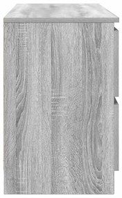 Móvel de TV 100x35x54 cm derivados de madeira cinzento sonoma