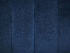 Poltrona em veludo azul escuro LACONIA Beliani