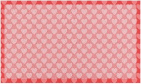 Tapete de entrada Pink Heart