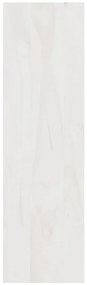 Estante/divisória 100x30x103 cm madeira de pinho maciça branco