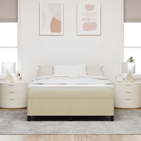 vidaXL Estrutura de Cama Verde Claro Cinza 140x200 cm Tecido Cotelê