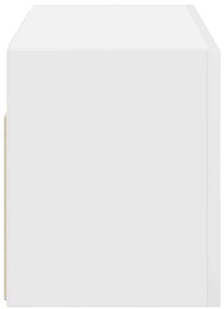 Armário parede p/ casa banho 60x25x30 cm deriv. madeira branco