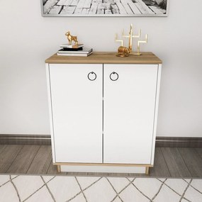 Console Nuanse – Branco Carvalho – 72x83,1x42 cm